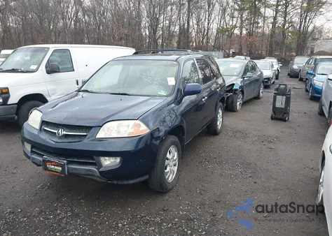 2003 Acura Mdx z USA, uszkodzony, nr VIN 2HNYD186X3H525051